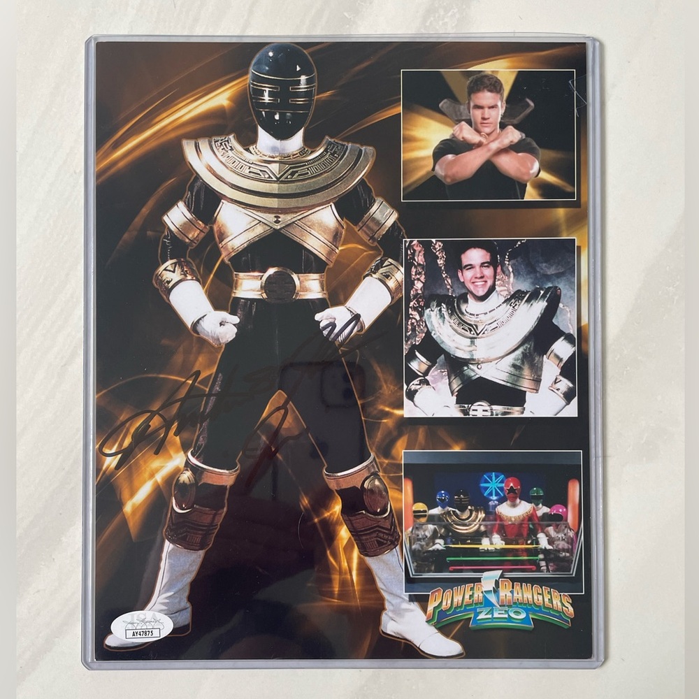 Power Ranger Black and Gold Collectible Poster